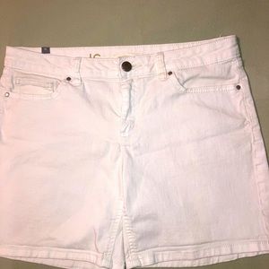 Lauren Conrad white denim shorts